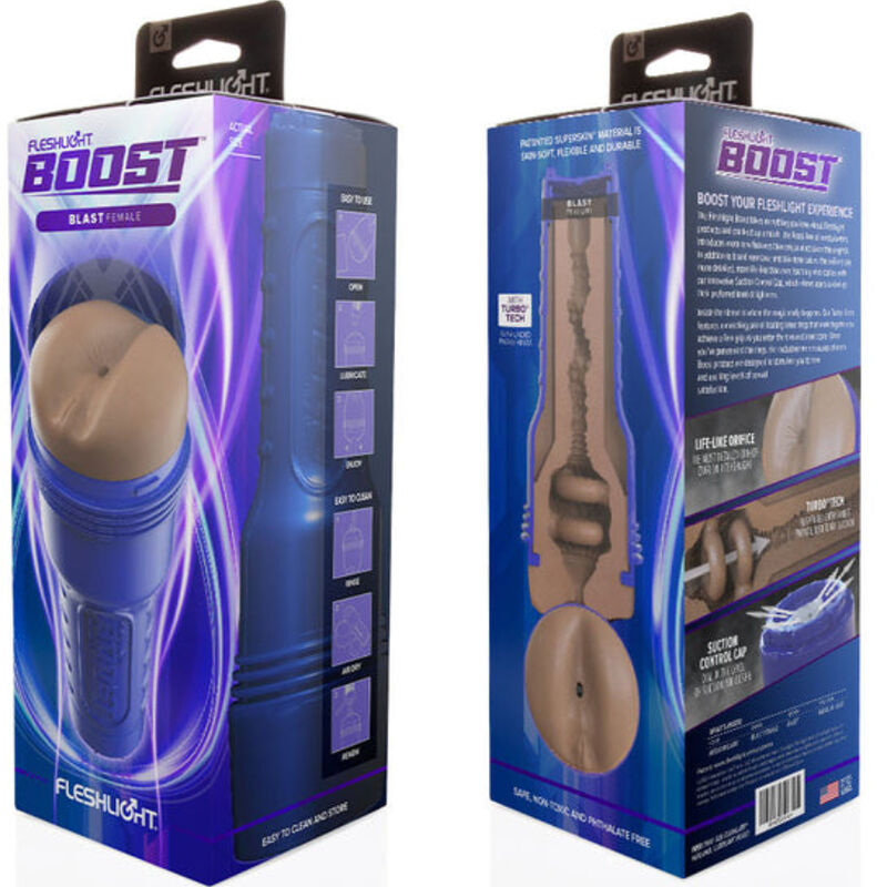 FLESHLIGTH BOOST - ANO BLAST MASTURBADOR FEMININO MD FLESH RP