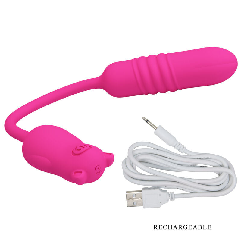 PRETTY LOVE - BALA VIBRATÓRIA DE SILICONE ROSA NOBIKUMA