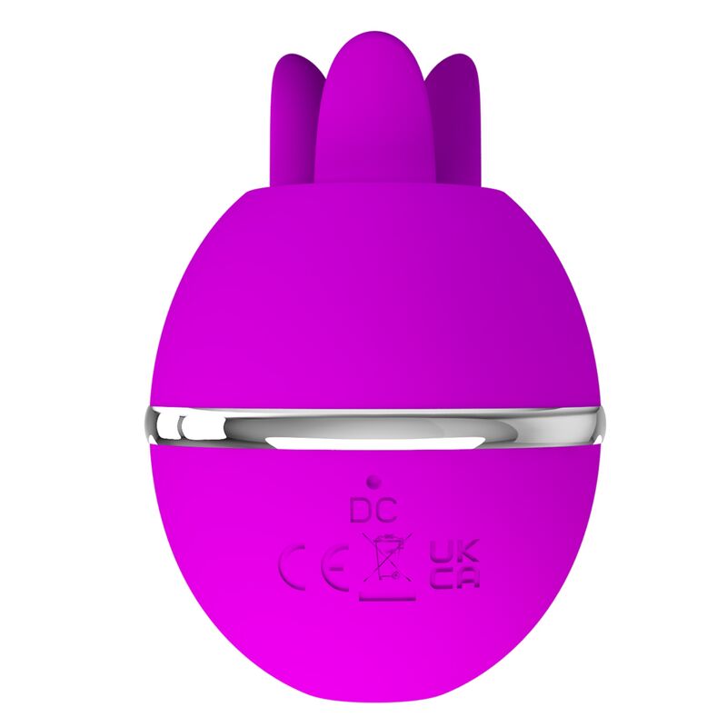 PRETTY LOVE - VIBRADOR DE SILICONE REDONDO ROXO BALL GEMINI