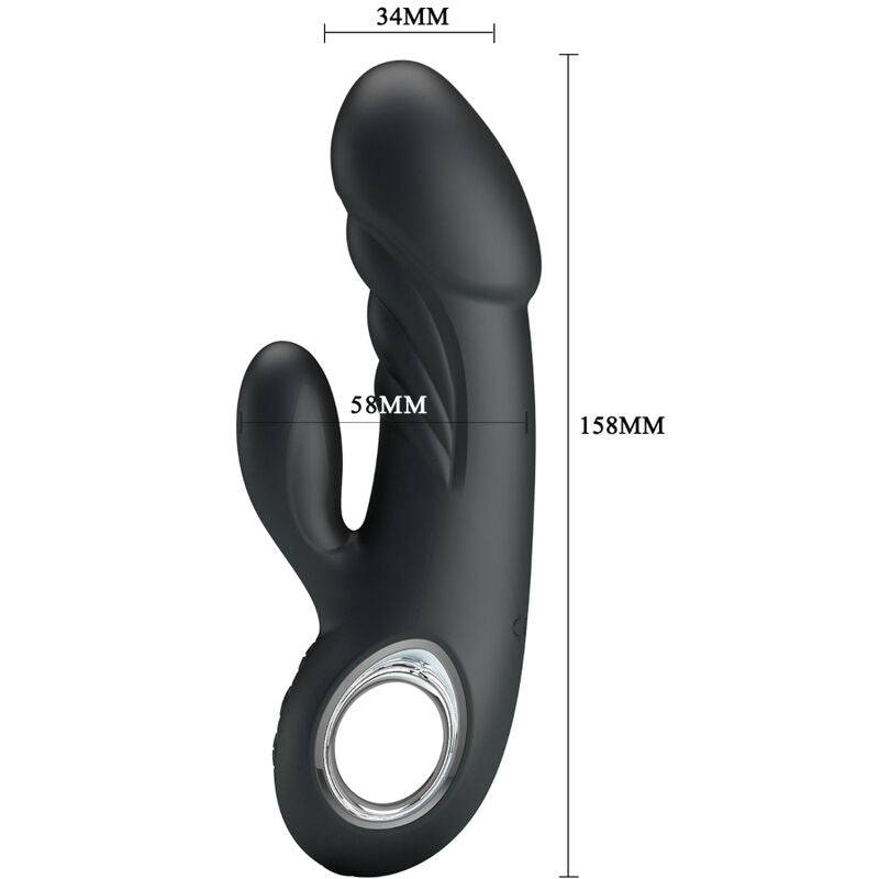 PRETTY LOVE - VIBRADOR ANSEL ESTIMULADOR DE PUNTOS GIMNASIOSOS CLÍTORIS