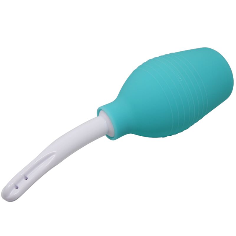 MR PLAY - CHUVEIRO ANAL DE BORRACHA AZUL PEAR
