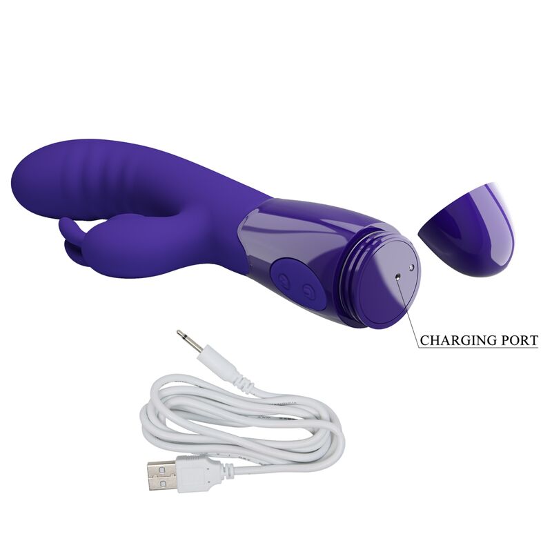 PRETTY LOVE - VIBRADOR CERBERUS YOUTH VIOLET RABBIT