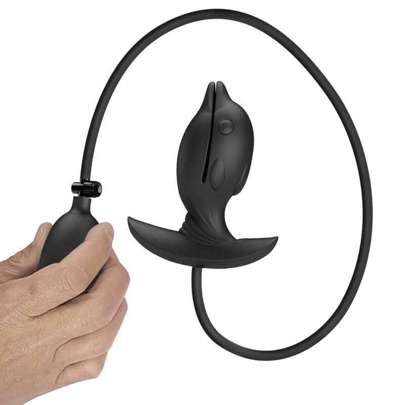 PRETTY LOVE - PLUG ANAL DELFIN INFLÁVEL E RECARREGÁVEL