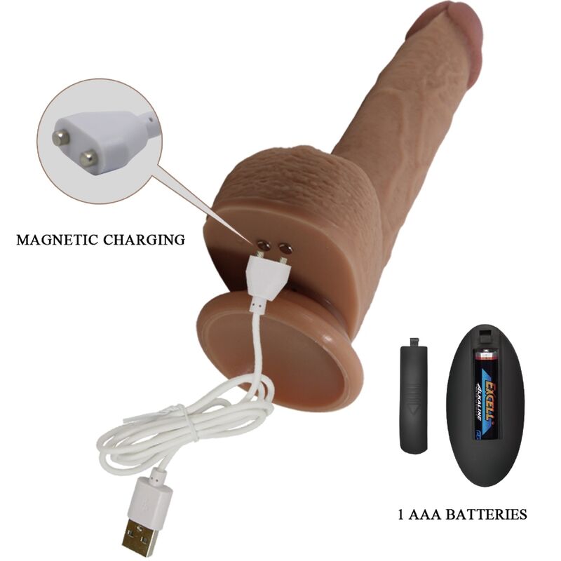 PRETTY LOVE - VIBRADOR TOMMY REALISTA DILDO 22,5 CM