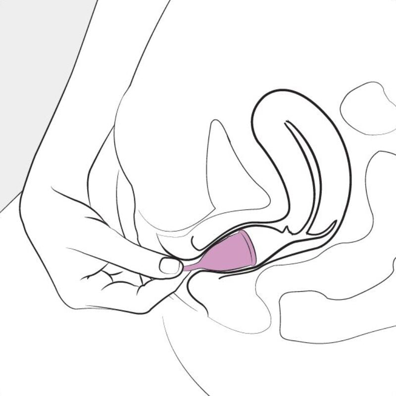 FEMINTIMATE - COPO MENSTRUAL DE SILICONE EVE - TAMANHO G