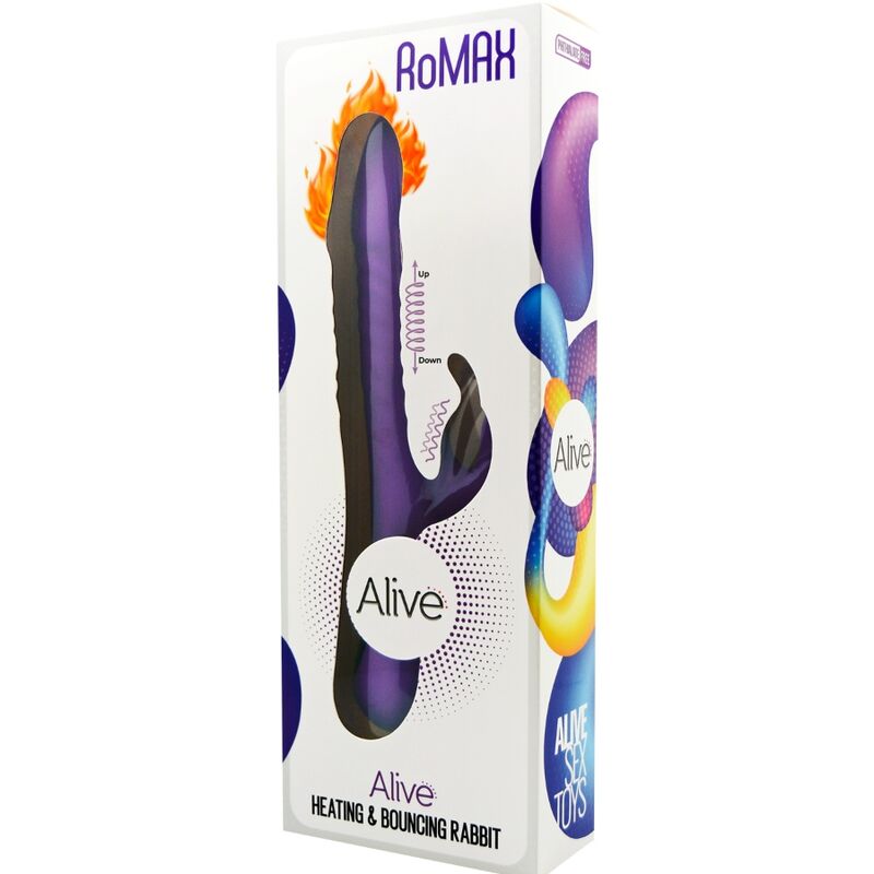 ALIVE - ROMAX VIBRADOR RABBIT SILICONE VIOLET