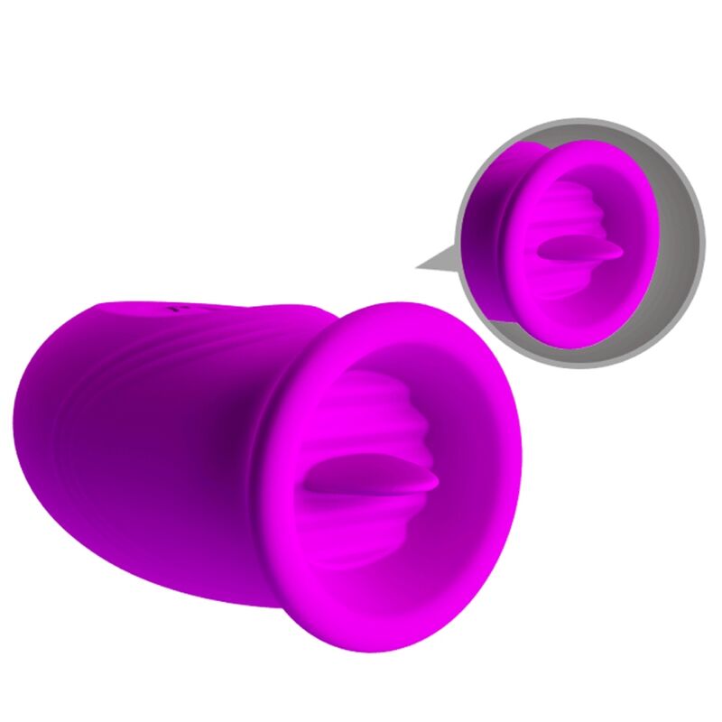 PRETTY LOVE - DAISY DUAL EGG VIBRADOR RECARREGÁVEL ROXO