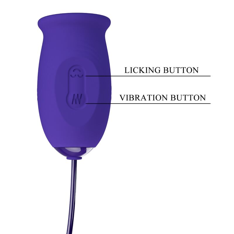 PRETTY LOVE - ESTIMULADOR VIBRADOR RECARREGÁVEL DAISY YOUTH VIOLET