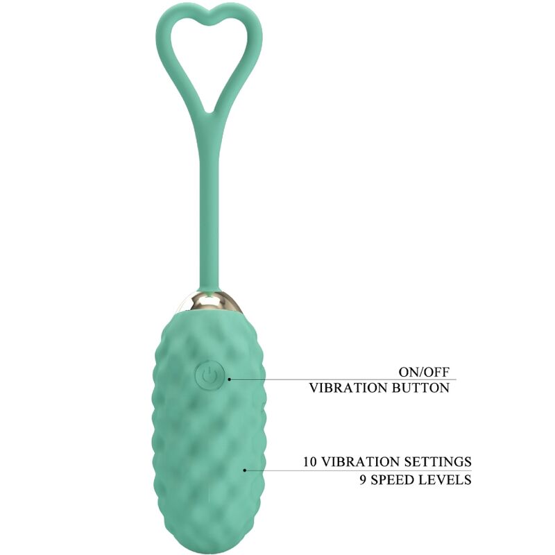 PRETTY LOVE - OVO VIBRADOR COM CONTROLE REMOTO VIVIAN GREEN