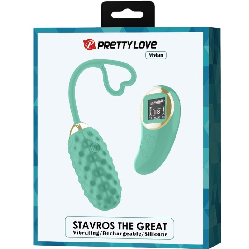 PRETTY LOVE - OVO VIBRADOR COM CONTROLE REMOTO VIVIAN GREEN