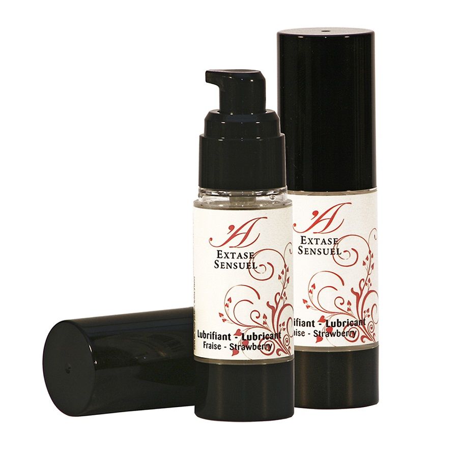 EXTASE SENSUAL - LUBRIFICANTE DE MORANGO 30 ML