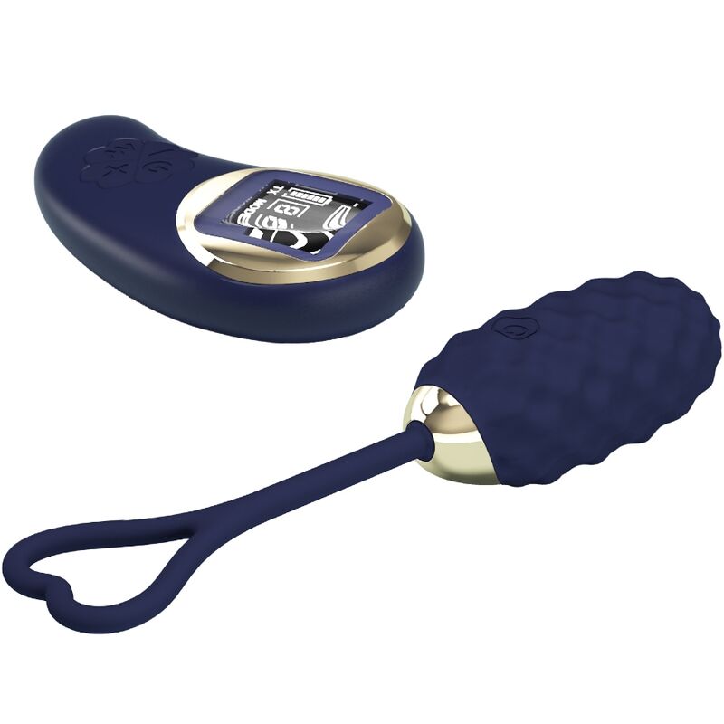 PRETTY LOVE - OVO VIBRADOR COM CONTROLE REMOTO VIVIAN BLUE