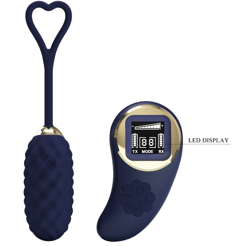 PRETTY LOVE - OVO VIBRADOR COM CONTROLE REMOTO VIVIAN BLUE