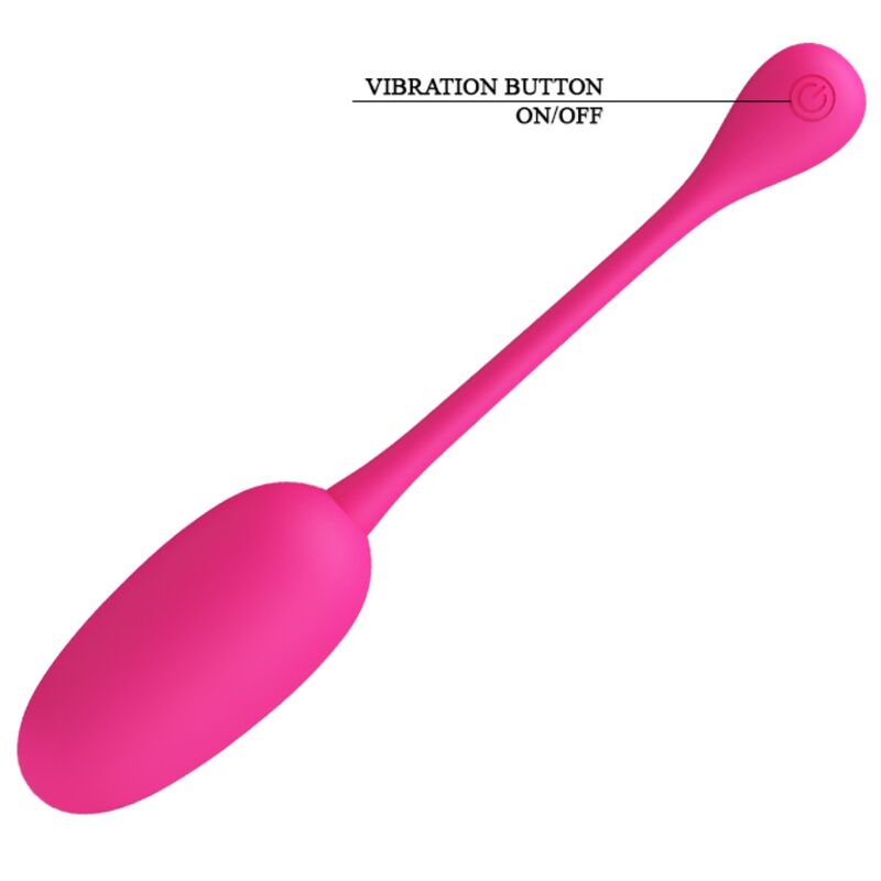 PRETTY LOVE - OVO VIBRATÓRIO RECARREGÁVEL ROSA KNUCKER