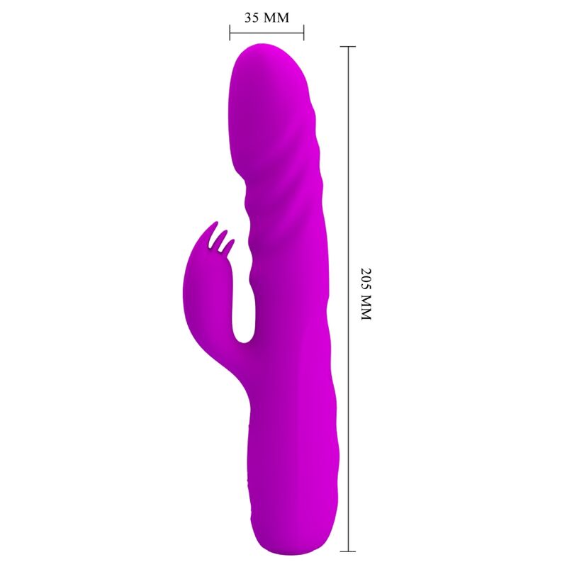 PRETTY LOVE - VIBRADOR COELHO RECARREGÁVEL MELANIE PURPLE