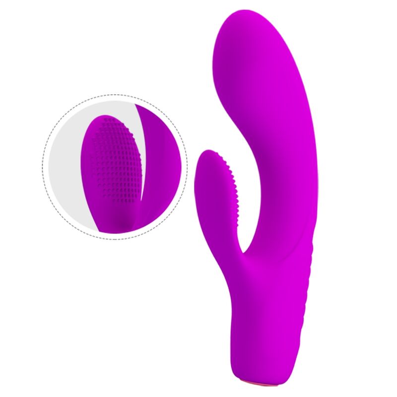 PRETTY LOVE - VIBRADOR RECARREGÁVEL TIM PURPLE