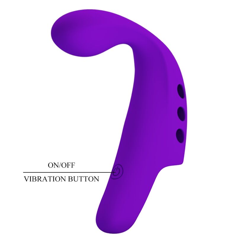 PRETTY LOVE - VIBRADOR DE DEDO RECARREGÁVEL GORGON PURPLE