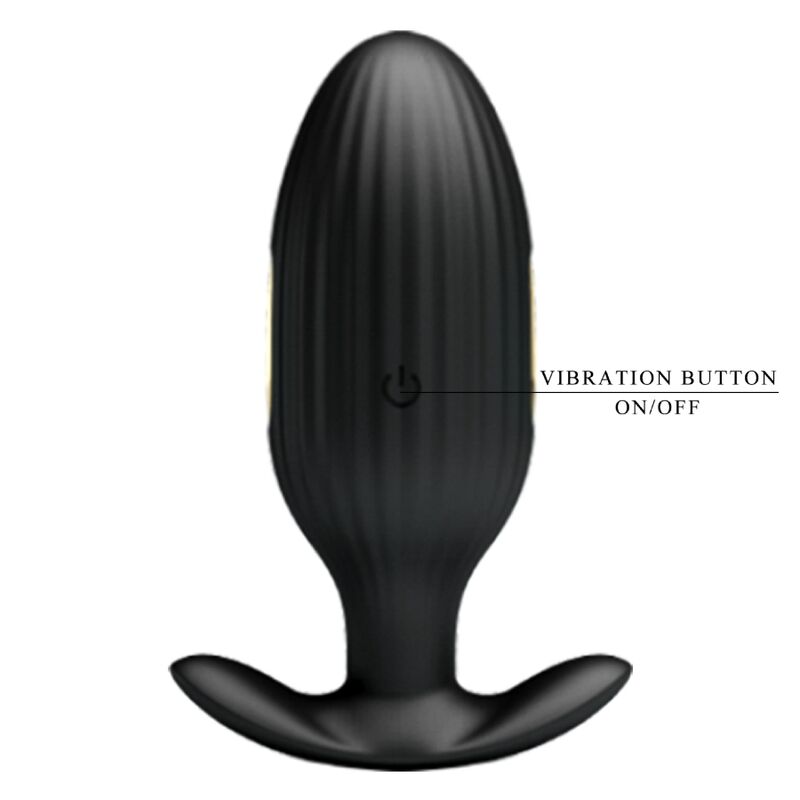 PRETTY LOVE - PLUG ANAL JEFFERSON CONTROLADO POR APLICACIÓN NEGRO