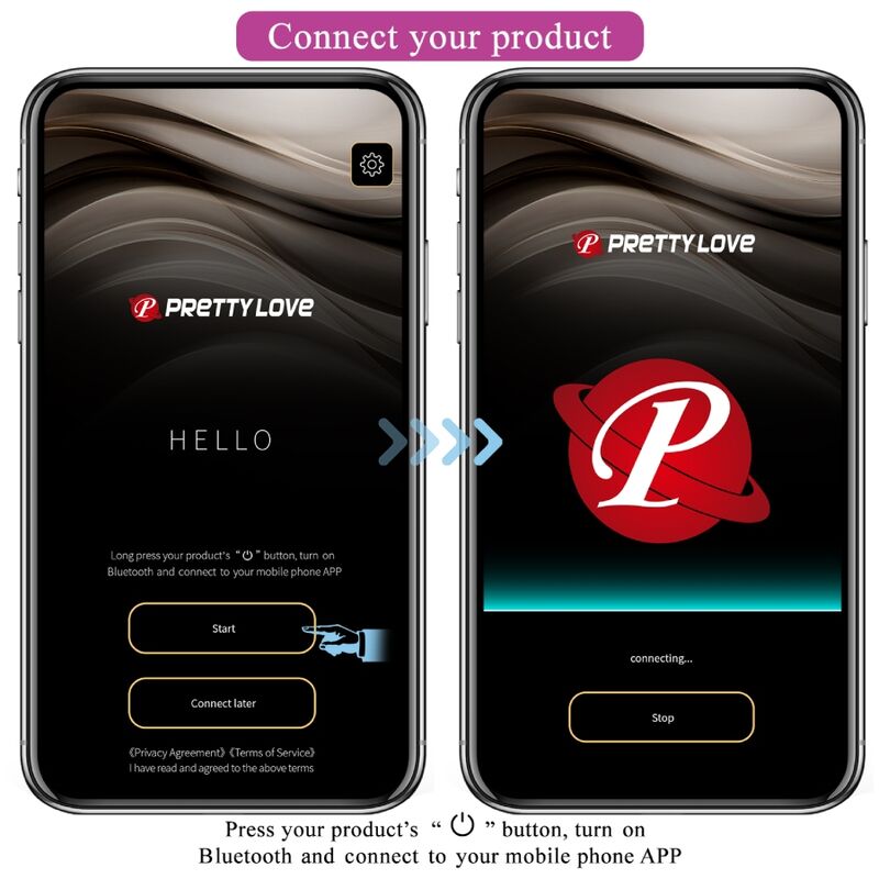 PRETTY LOVE - PLUG ANAL JEFFERSON CONTROLADO POR APLICACIÓN NEGRO