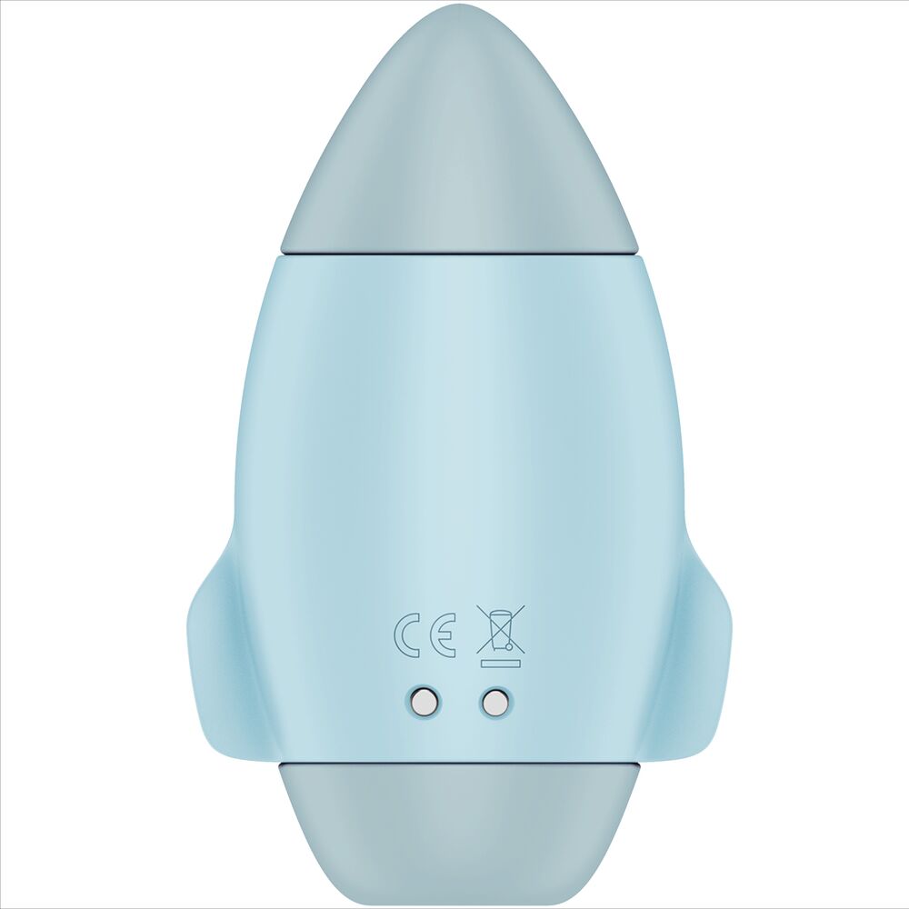 SATISFYER - MISSION CONTROL AZUL PEQUEÑO VIBRADOR DE DOBLE IMPULSO