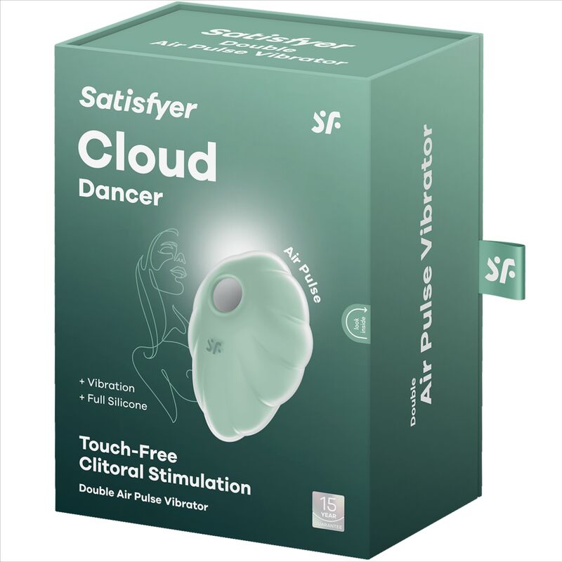 SATISFYER - CLOUD DANCER VIBRADOR DE PULSO DE AIRE AZUL