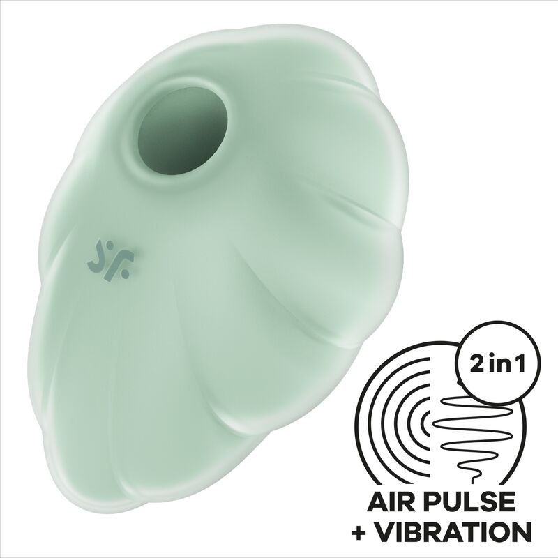 SATISFYER - CLOUD DANCER VIBRADOR DE PULSO DE AIRE AZUL