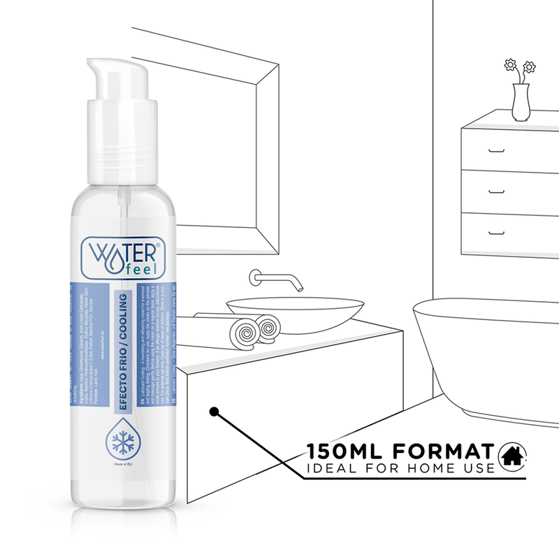 WATERFEEL - LUBRIFICANTE EFEITO FRIO 150 ML - Toys "n" Us