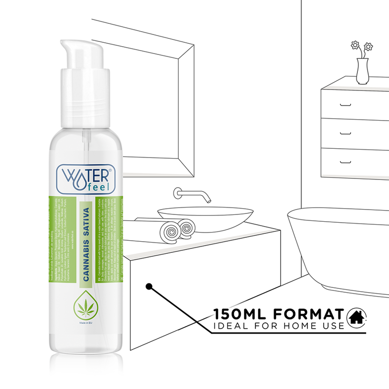 WATERFEEL - LUBRIFICANTE DE CANNABIS 150 ML
