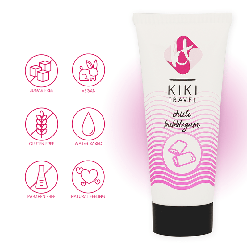 KIKÍ TRAVEL - GOMA DE MORANGO LUBRIFICANTE 50 ML - Toys "n" Us