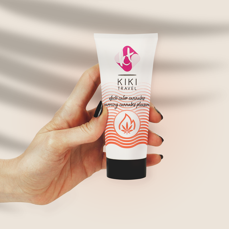 KIKÍ TRAVEL - LUBRIFICANTE DE EFEITO QUENTE DE CANNABIS 50 ML
