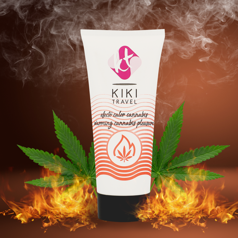 KIKÍ TRAVEL - LUBRIFICANTE DE EFEITO QUENTE DE CANNABIS 50 ML