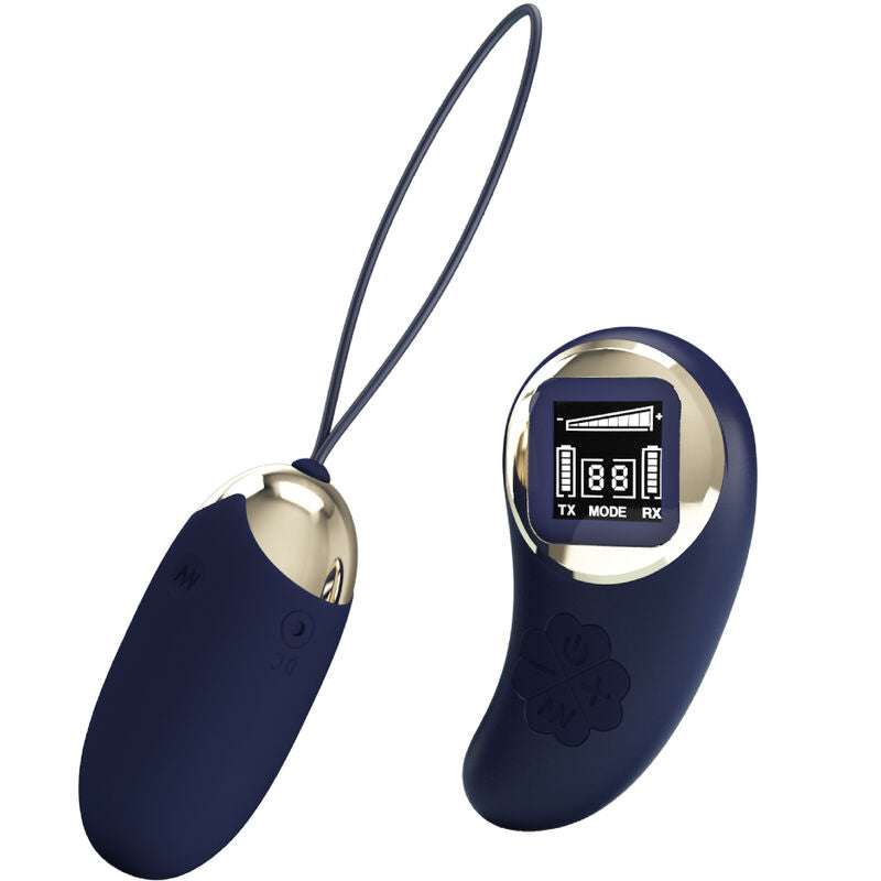 PRETTY LOVE - MINA OVO VIBRANTE COM CONTROLE REMOTO AZUL