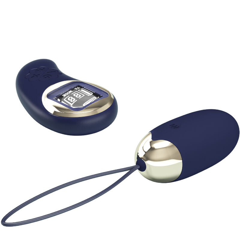 PRETTY LOVE - MINA OVO VIBRANTE COM CONTROLE REMOTO AZUL