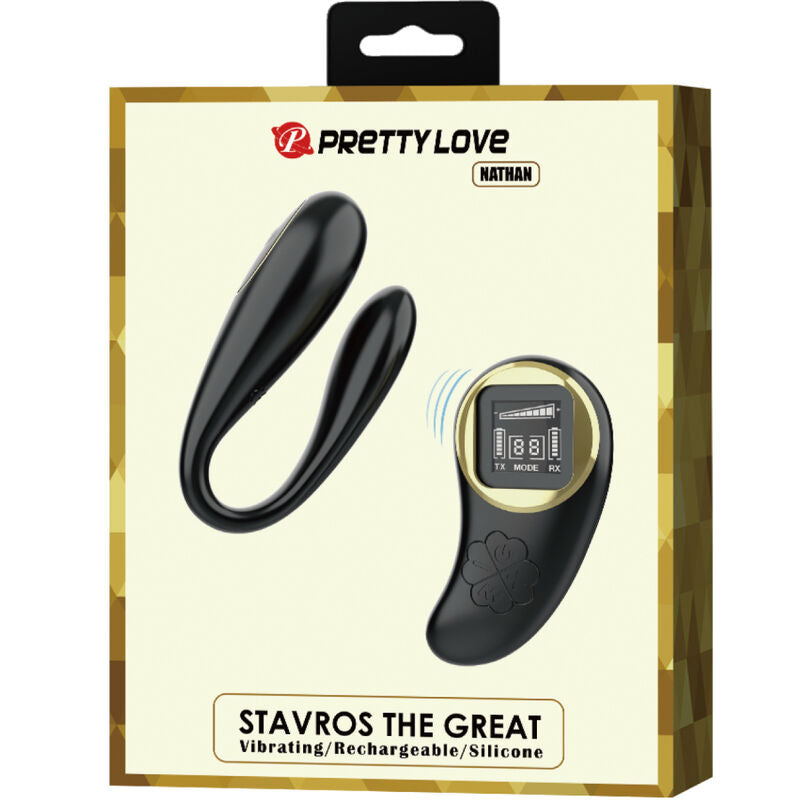 PRETTY LOVE - NATHAN DOUBLE PLEASURE VIBRADOR CONTROLE REMOTO