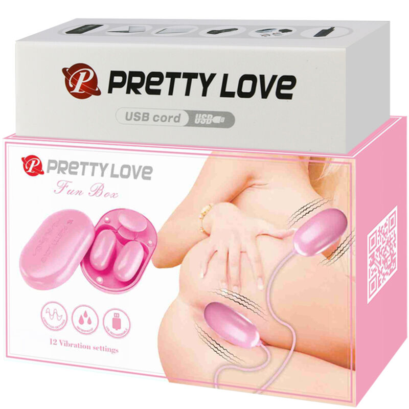 PRETTY LOVE - CAIXA DIVERTIDA BALA VIBRATÓRIA ROSA