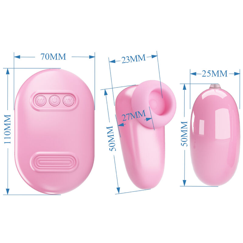 PRETTY LOVE - CAIXA MÁGICA COM BALA VIBRANTE E ESTIMULADOR ROSA