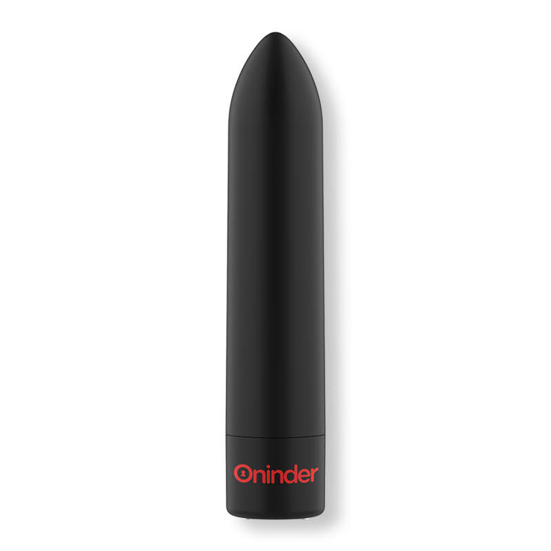 ONINDER - VIBRADOR BERLIN BULLET PRETO 9 MODOS 8,5 X 2 CM - APLICATIVO GRÁTIS