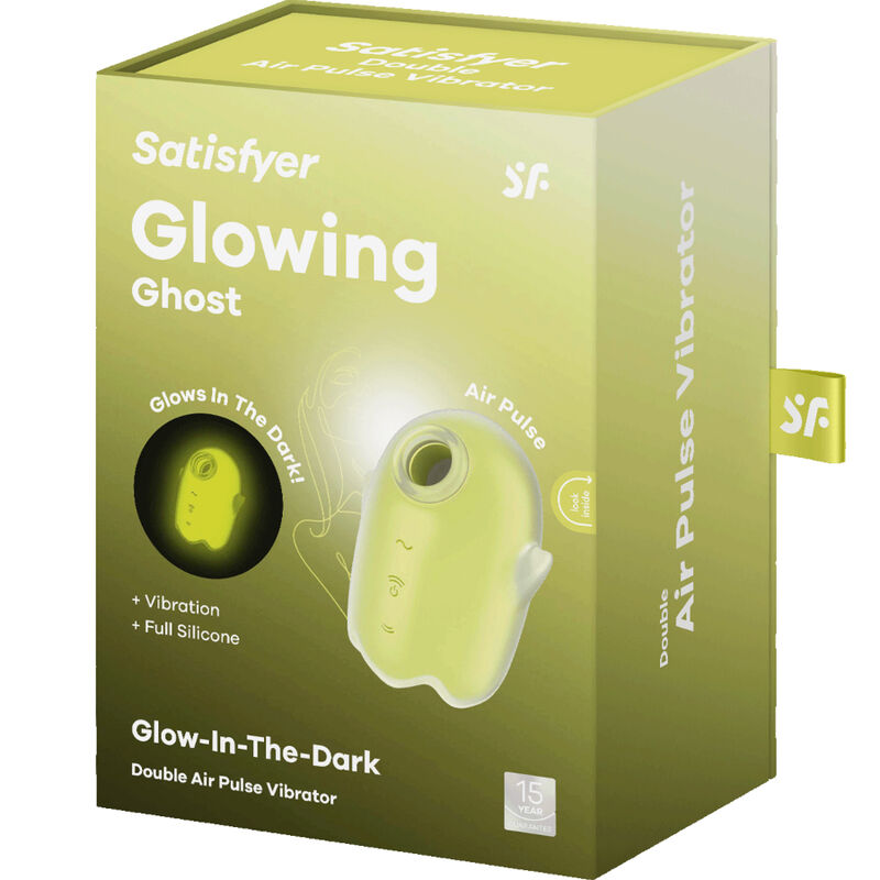 SATISFYER - GLOWING GHOST AIR PULSE E VIBRADOR BRANCO