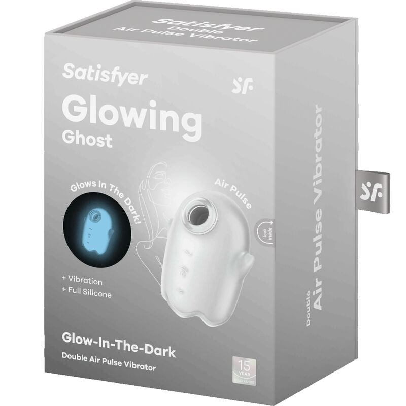 SATISFYER - GLOWING GHOST AIR PULSE E VIBRADOR BRANCO