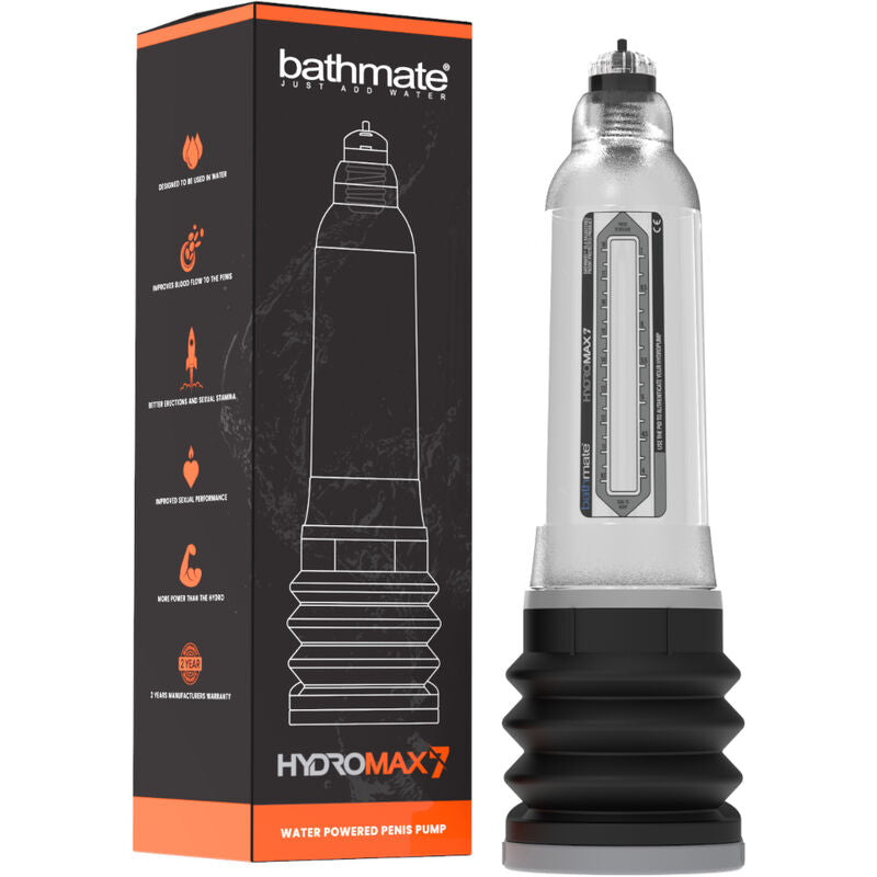 BATHMATE - HYDROMAX 7 BOMBA TRANSPARENTE PARA AUMENTO DO PÊNIS