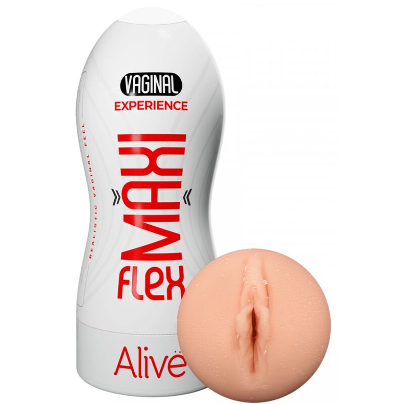 ALIVE - MAXI FLEX MASTURBADOR MASCULINO VAGINAL TAMANHO G