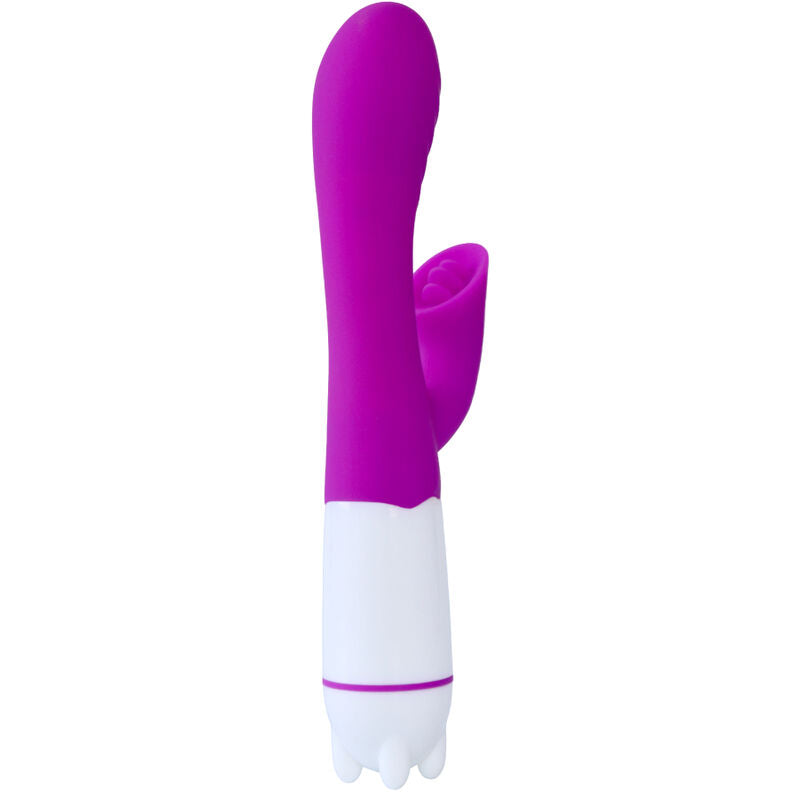 ARMONY - VIBRADOR Y ESTIMULADOR HAPPY CON LENGUA RECARGABLE VIOLETA