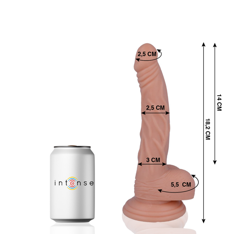 MR INTENSE - 12 PENE REALISTA 18.2 CM -O- 2.5 CM
