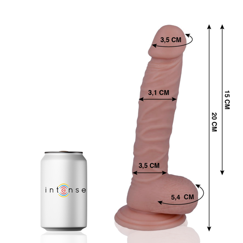 MR INTENSE - 19 PENE REALISTA 20 CM -O- 3.1 CM