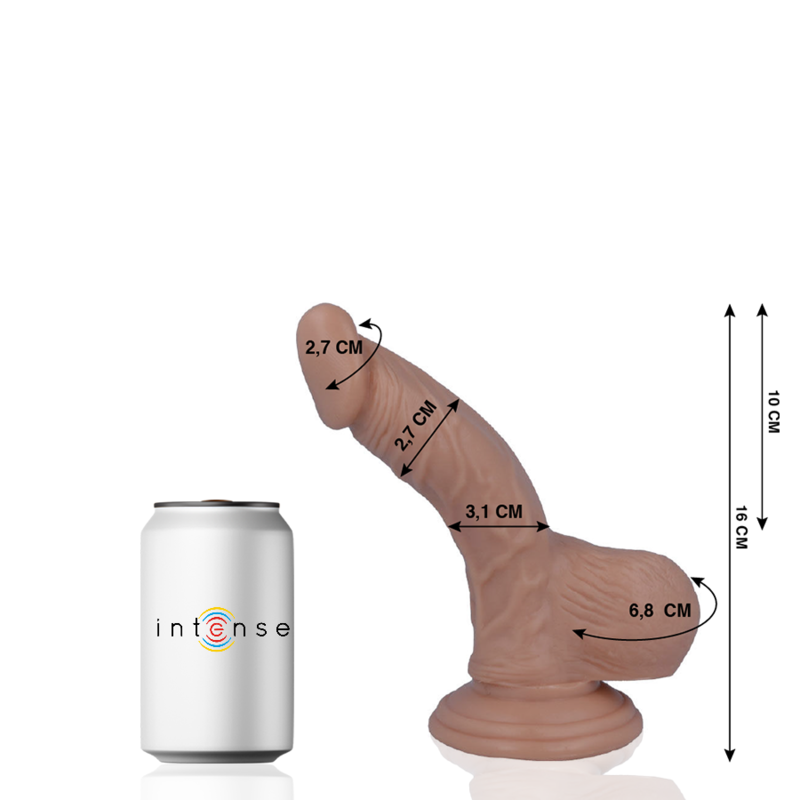 MR INTENSE - 2 PENE REALISTA 16 CM -O- 2.7 CM