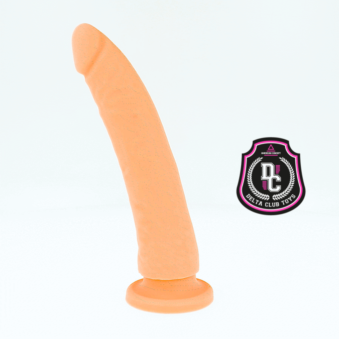 DELTA CLUB - JUGUETES DILDO NATURAL SILICONA MÉDICA 23 CM -O- 4.5 CM