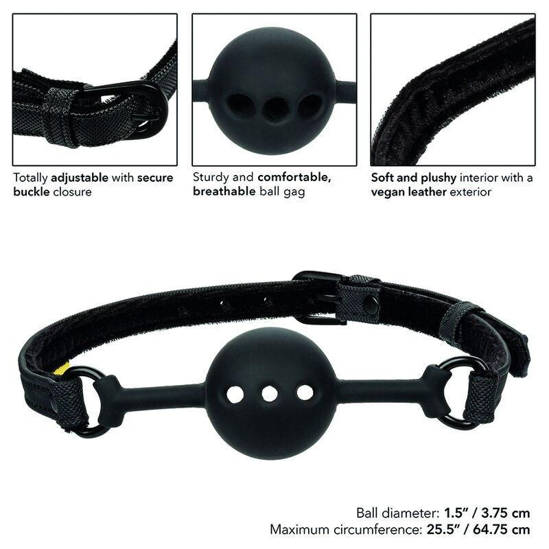 CALEXOTICS - MORDAÇA DE BOLA RESPIRÁVEL BOUNDLESS