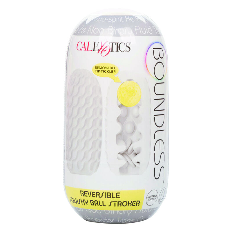 CALEXOTICS - BOUNDLESS REVERSIBLE SQUISHY BALL STROKE GRAY