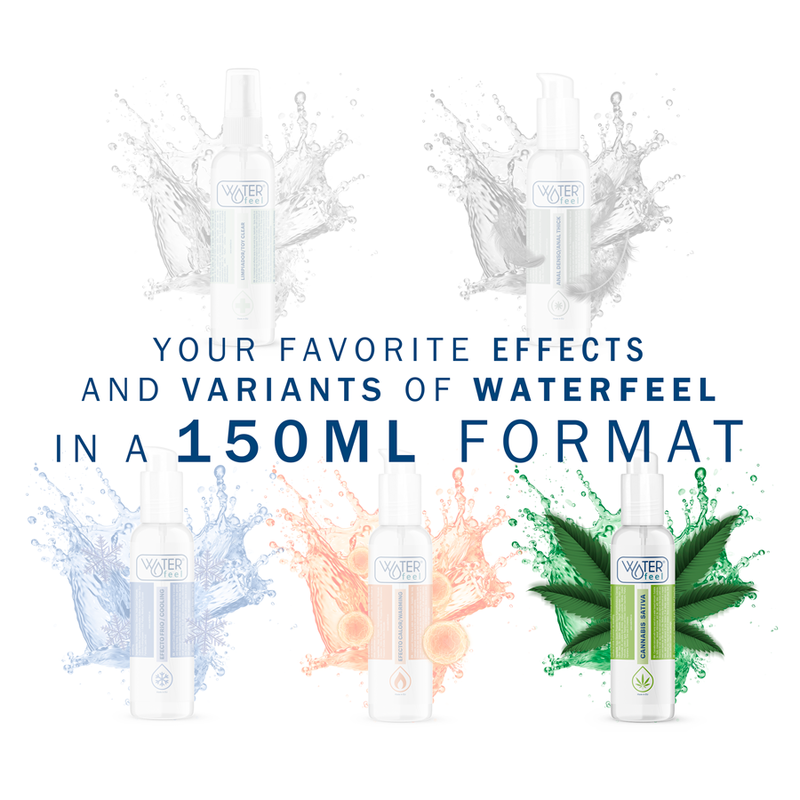WATERFEEL - LUBRIFICANTE DE CANNABIS 150 ML