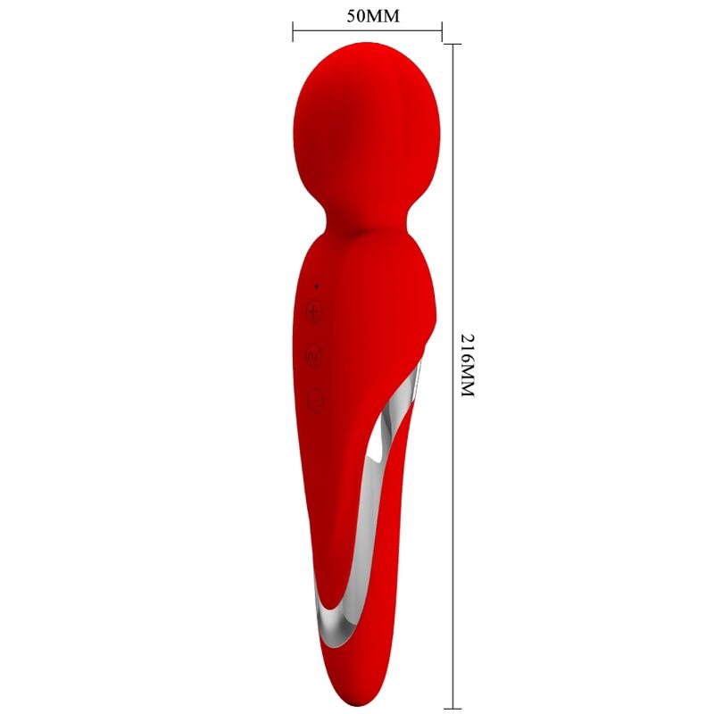 PRETTY LOVE - WALTER VIBRADOR WAND VERMELHO